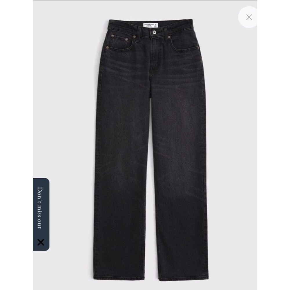 Abercrombie 8z Fitch The 90s Relaxed Jean High Rise Vintage 29 8 R